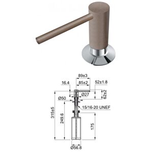 Mrg 110-72 Eviye, Active Plus Spiralli Armatür, Sıvı Sabunluk Oyster Üçlü Set