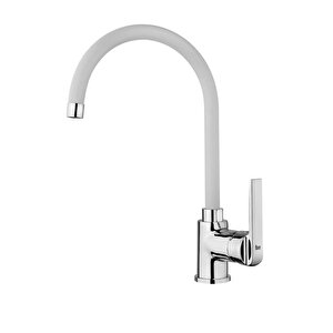 Square 50.40 Tg Tezgahaltı Granit Eviye, In 995 Fw Kuğu Mutfak Bataryası Beyaz Set