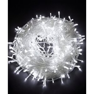 Animasyonlu Led Beyaz Işık 220v 10 Metre Ip44 Su Geçi̇rmez