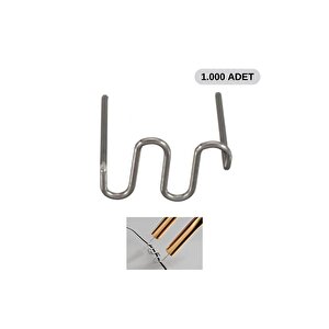 100 Adet 0,8mm Dalgalı Tip Plastik Kaynak Zımba Teli