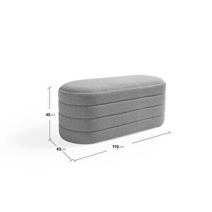 Beyaz Bench - Yatak Ucu Koltuk - Modern Bench Modelleri - Oturma Bankı - Küçük Koltuk