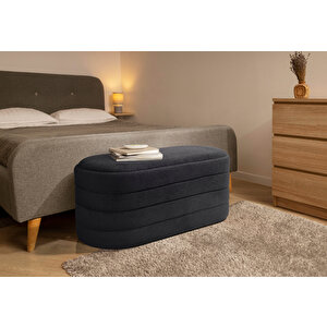 Siyah Bench -yatak Ucu Bench - Bench Koltuk - Modern Bench Modelleri - Oturma Bankı - Küçük Koltuk