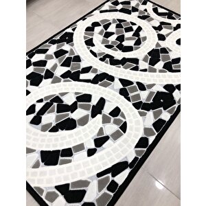 Kaşmir Halı Jade 146x233 Je 0024-03 Siyah Beyaz 4 M2 Halı