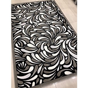 Kaşmir Halı Jade 146x233 Z 012-02 Gri Siyah Beyaz 4 M2 Halı