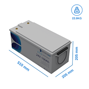24v 100ah Eco Lifepo4 Akü Lityum Akü