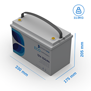 12v 100ah Eco Lifepo4 Uyumlu Akü Li̇tyum Akü