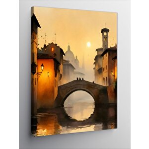 Kanvas Tablo Köprü Altında 70x100 cm