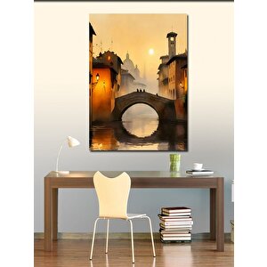 Kanvas Tablo Köprü Altında 50x70 cm
