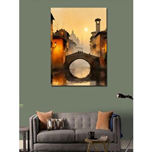 Kanvas Tablo Köprü Altında 50x70 cm
