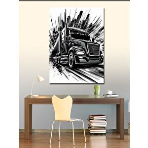 Kanvas Tablo Hızlı Kamyon 50x70 cm