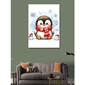 Kanvas Tablo Üşüyen Penguen 100x140 cm