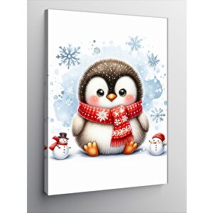 Kanvas Tablo Üşüyen Penguen 50x70 cm
