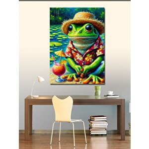 Kanvas Tablo Hawaii Kurbağası 70x100 cm