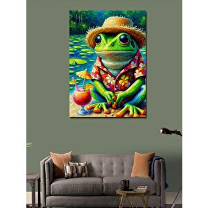 Kanvas Tablo Hawaii Kurbağası 70x100 cm