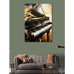 Kanvas Tablo Piyano Çalan Eller 70x100 cm