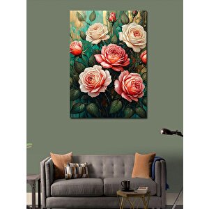 Kanvas Tablo Güller Demeti 100x140 cm