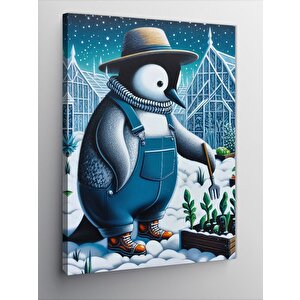 Kanvas Tablo Çiftçi Penguen 70x100 cm