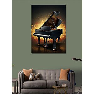 Kanvas Tablo Sahnedeki Büyük Piyano 50x70 cm