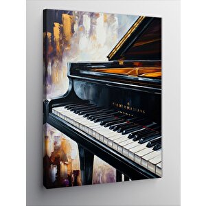 Kanvas Tablo Piyano Tuşları 70x100 cm