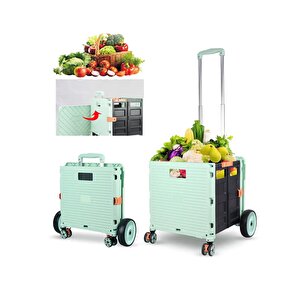 Katlanabilir Portatif Pazar Ve Market Arabası 40 Kg