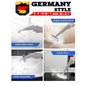 Germany Style Koltuk Halı Yıkama Fırçalama Makinesi Ve Buhar Makinesi 2 Li Set