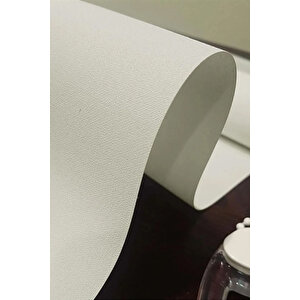 Düz Stor Perde Krem Kırık Beyaz Modern Güneşlik Stor Perde 240x240 cm