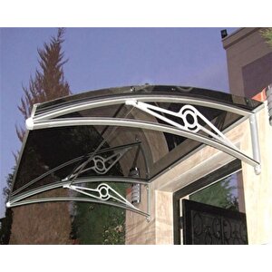 Tf Prolüx Kapı Üstü 15,19 Alüminyum Ayaklı Sundurma 190 X 150 Gri