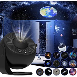 Se-0606b Galaxy Projektör Gece Lambası, Yıldızlı Projektör, Gökyüzü Gece Lambası Projektör Lambası