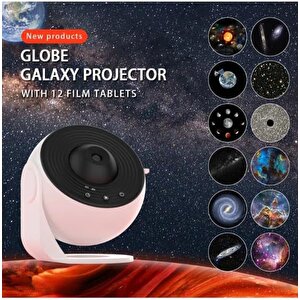 Galaxy Projektör Gece Lambası, Yıldızlı Projektör, Gökyüzü Gece Lambası Projektör Lambası
