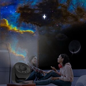 Galaxy Projektör Gece Lambası, Yıldızlı Projektör, Gökyüzü Gece Lambası Projektör Lambası