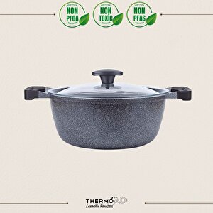 | Derin Tencere | Graneu Serisi | Gri | 24 Cm