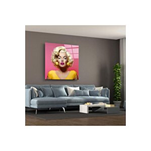 Marilyn Monroe Cam Tablo | Hediyelik, Dekoratif, Ofis, Mutfak