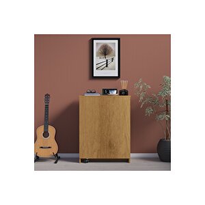 Çalışma Odası Fonksiyonel Kitaplık + Katlanır Masa Md002 Petra