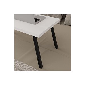 Katlanır Laptop Sehpası Seyyar Kahvaltı Sehpası Çalışma Masası Beyaz