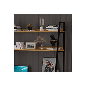 Metal Ki̇taplikli Çalişma Masasi