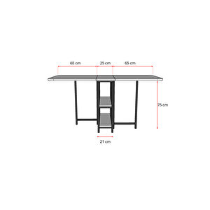 Metal Ayaklı Katlanır Mutfak Masası Km-31