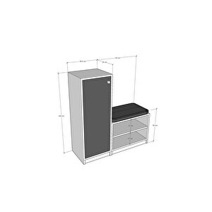 Safir Meşe Ayakkabılık A-12 Safir Meşe