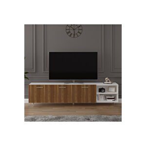 Tv Ünitesi Beyaz & Ceviz T-25