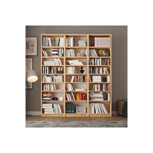 Safir Meşe Kitaplık K-21 Safir Meşe