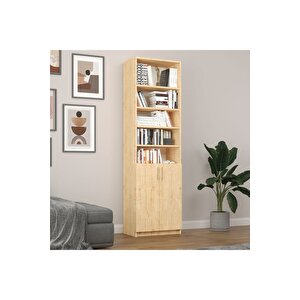Safir Meşe Kapaklı Kitaplık K-32 Safir Meşe