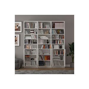 Beyaz Kapaklı Kitaplık K-50