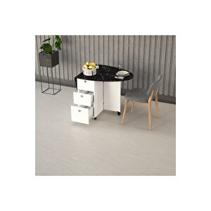Katlanır Mutfak Masası Royal Mermer Km-07 Royal Mermer