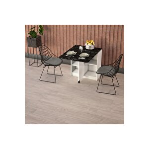 Katlanır Mutfak Masası Royal Mermer Km-19 Royal Mermer