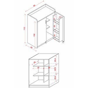 Mutfak Kiler Dolabı Mk-09