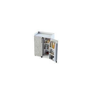 Mutfak Kiler Dolabı Mk-10 Retro Taş