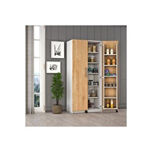 Mutfak Kiler Dolabı Mk-02 Safir Meşe