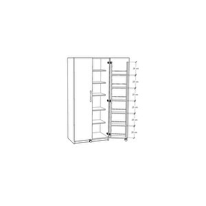 Mutfak Kiler Dolabı Mk-05