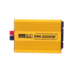 12v Volt-2000w Watt Şarjlı Tam Sinüs İnverter