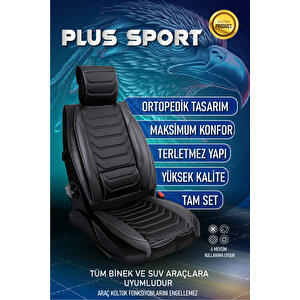 Subaru Xv Lüx Deri Oto Koltuk Kılıfı Ön Arka Takım Set Eagle Tam Si̇yah