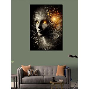 Kanvas Tablo Soyut Portre Sanatı 100x140 cm
